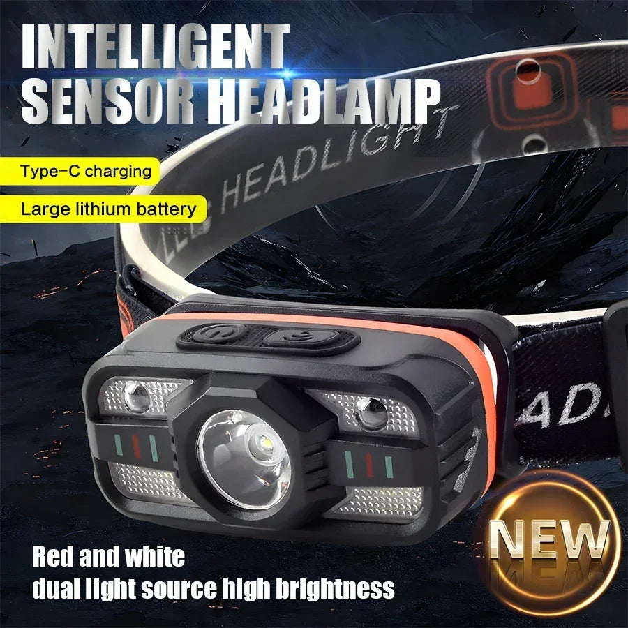Rechargeable Sensor LED Headlamp