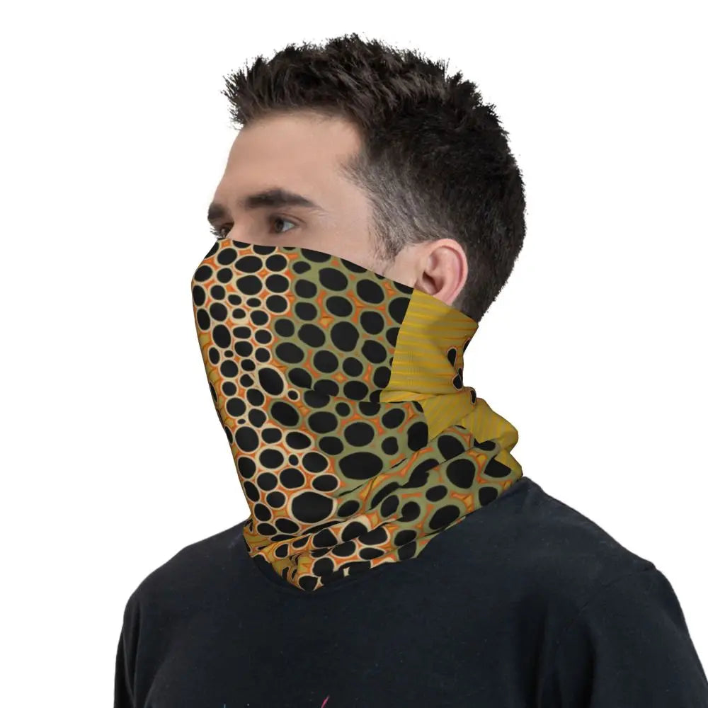 Custom Flecktarn Camo Bandana Neck Gaiter Windproof Face Scarf Cover Men Women Woodland Camouflage Headwear Tube Balaclava