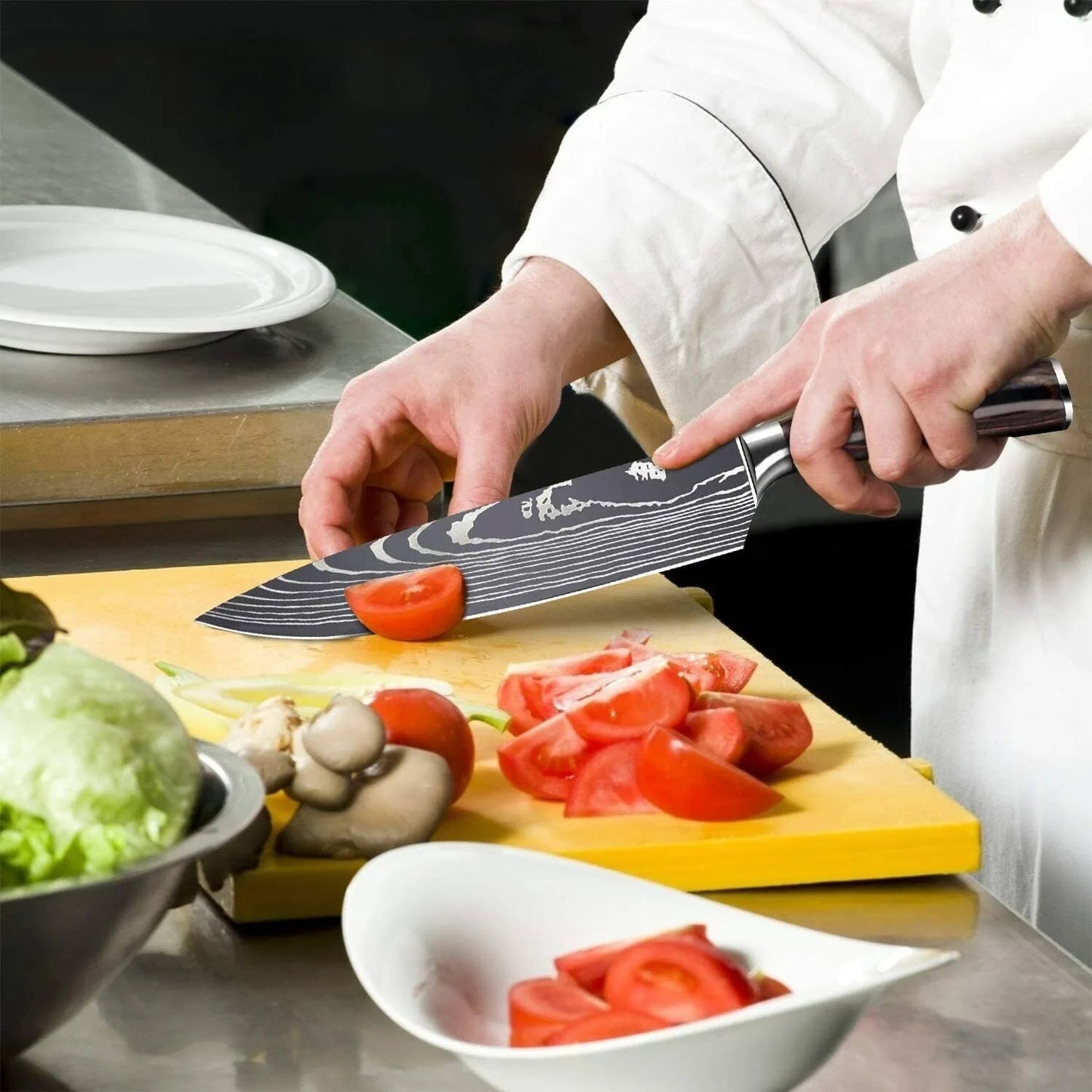 Professional Chef Kitchen Knives Stainless Steel 7CR17 Meat Cleaver  Extremely sharp Fruit Vegetable Utility Chef Kitchen Tool