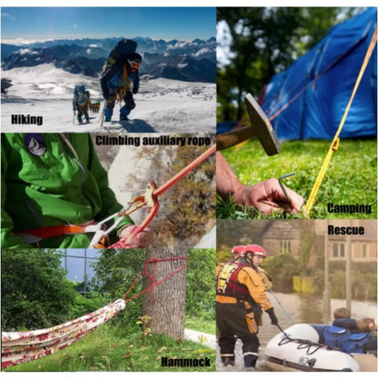 10/20m 7-core Military Nylon Braided Parachute Rope 550LB Suitable for DIY Outdoor Survival Adventure Camping Climbing Fishing