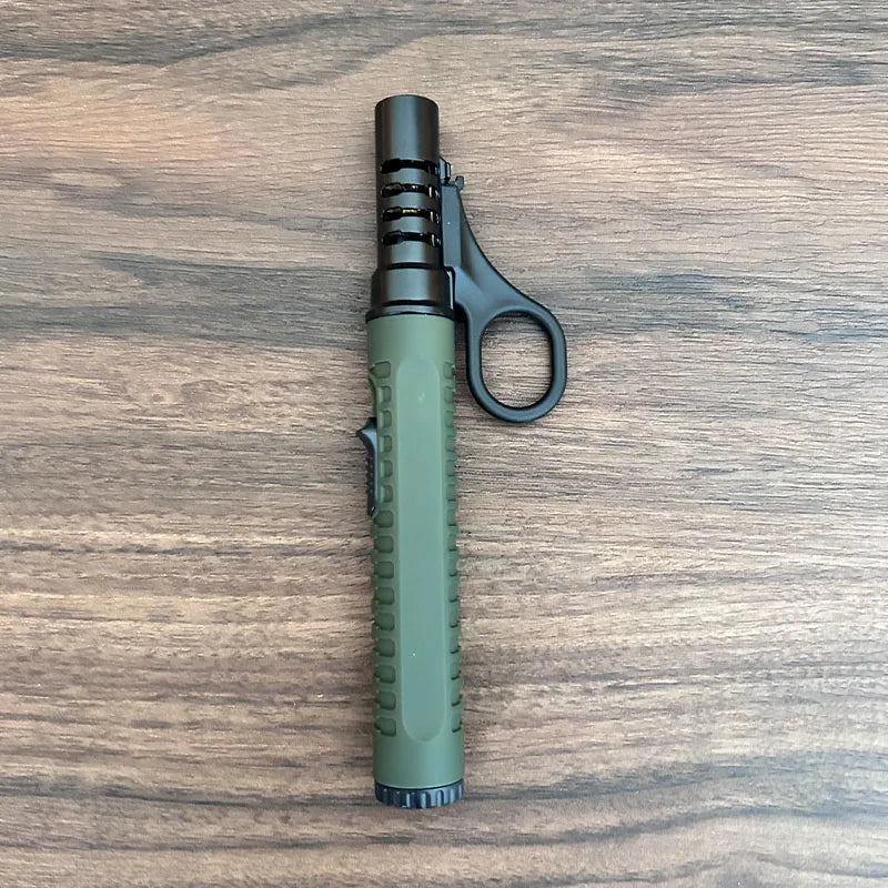 2025 New Flamethrower Inflatable 1300° Outdoor Camping Ignition Portable Lighting Gun Stove Accessories Camping Barbecue Tool