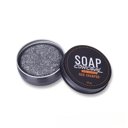 50g Black Hair Soap Hair Darkening Soap Shampoo Bar Fast Effective Repair Gray White Color Dye Hair Body Natural Org