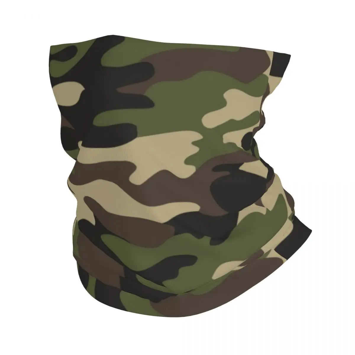 Custom Flecktarn Camo Bandana Neck Gaiter Windproof Face Scarf Cover Men Women Woodland Camouflage Headwear Tube Balaclava