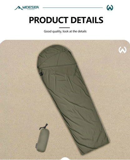 Outdoor Camping Sleeping Bag Liner Ultralight Mummy Sleeping Bag Backpack Liner Single Person Travel  Sleeping Bag