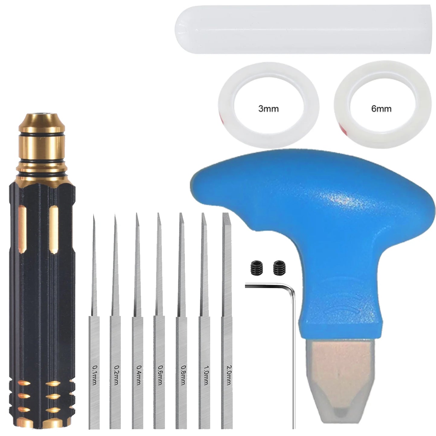 Model Carving Knifesharp Resin Carved Scribe Line Cutting Tool Wear Resistant Modeling Scriber For Engraving Carving Cutting Set
