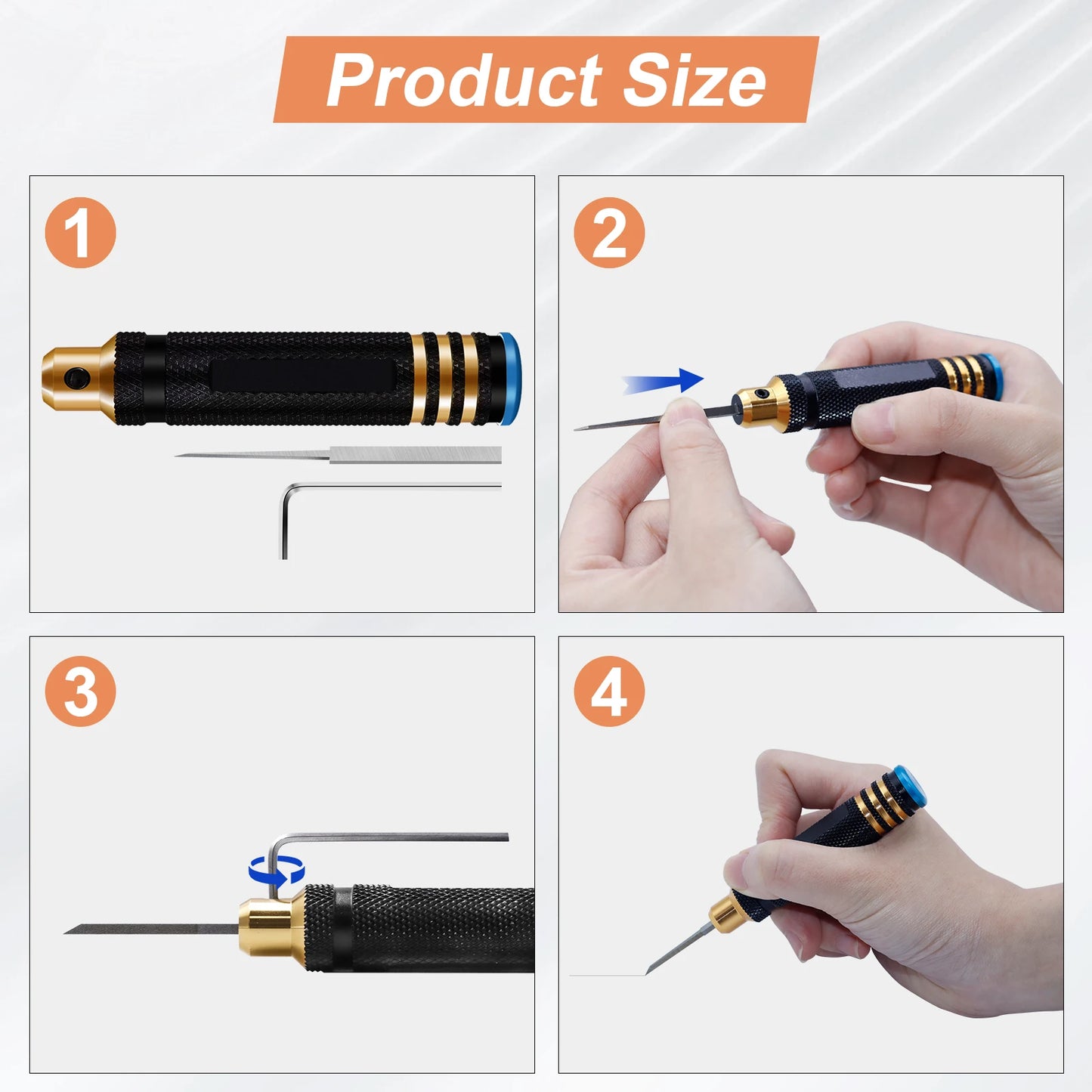 Model Carving Knifesharp Resin Carved Scribe Line Cutting Tool Wear Resistant Modeling Scriber For Engraving Carving Cutting Set
