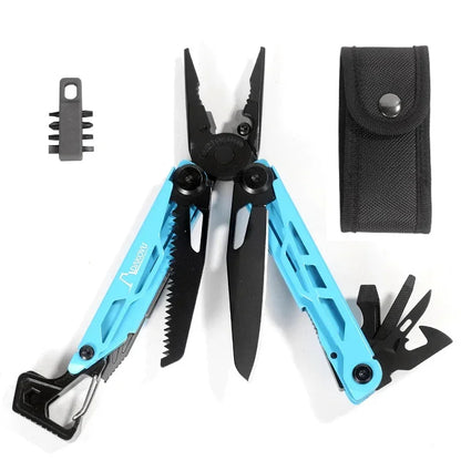 DAKOYU DKShadow Multitool Camping Pliers with Emergency Whistle -8 Color Compact Outdoor Tool, Suitable for Hiking and Camping