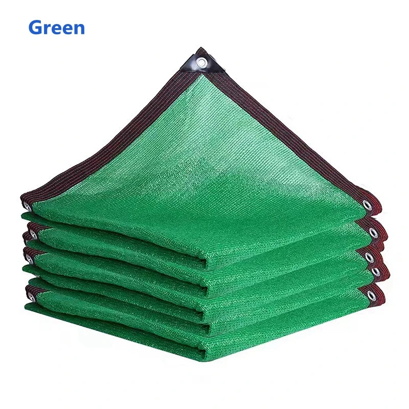 12 Pin Anti-UV HDPE Shading Net Garden Balcony Succulent Plant Sunshade Net Outdoor Swimming Pool Sun Shade Net Car Cover