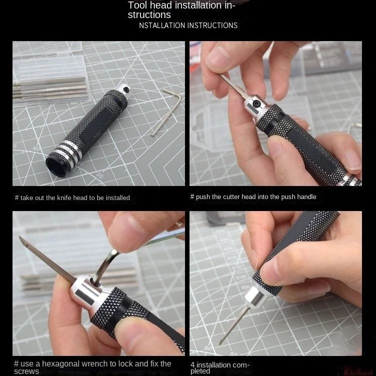 Model Carving Knifesharp Resin Carved Scribe Line Cutting Tool Wear Resistant Modeling Scriber For Engraving Carving Cutting Set