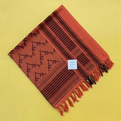 110*110cm Tactical Winter Scarf Lightweight Square Cotton Windproof Scarf Desert Shemagh KeffIyeh Hunting Military Scarf