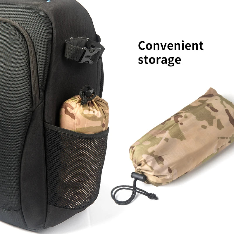 Multifunctional Raincoat Waterproof Poncho Camouflage Cover For Camping Hunting Clothes Shelter Tent Emergency Raincoat