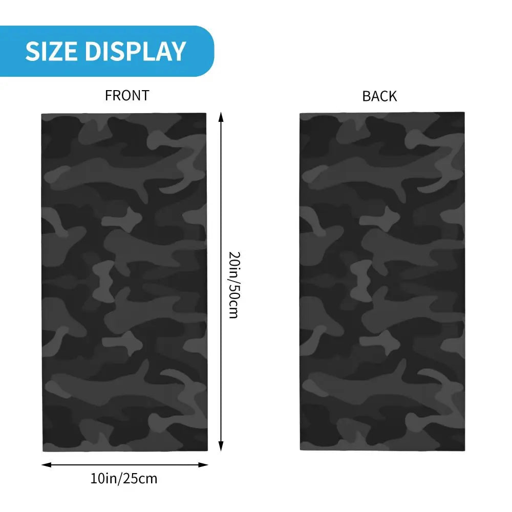Custom Flecktarn Camo Bandana Neck Gaiter Windproof Face Scarf Cover Men Women Woodland Camouflage Headwear Tube Balaclava
