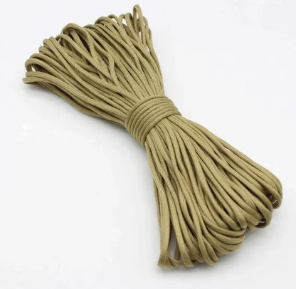 10/20m 7-core Military Nylon Braided Parachute Rope 550LB Suitable for DIY Outdoor Survival Adventure Camping Climbing Fishing