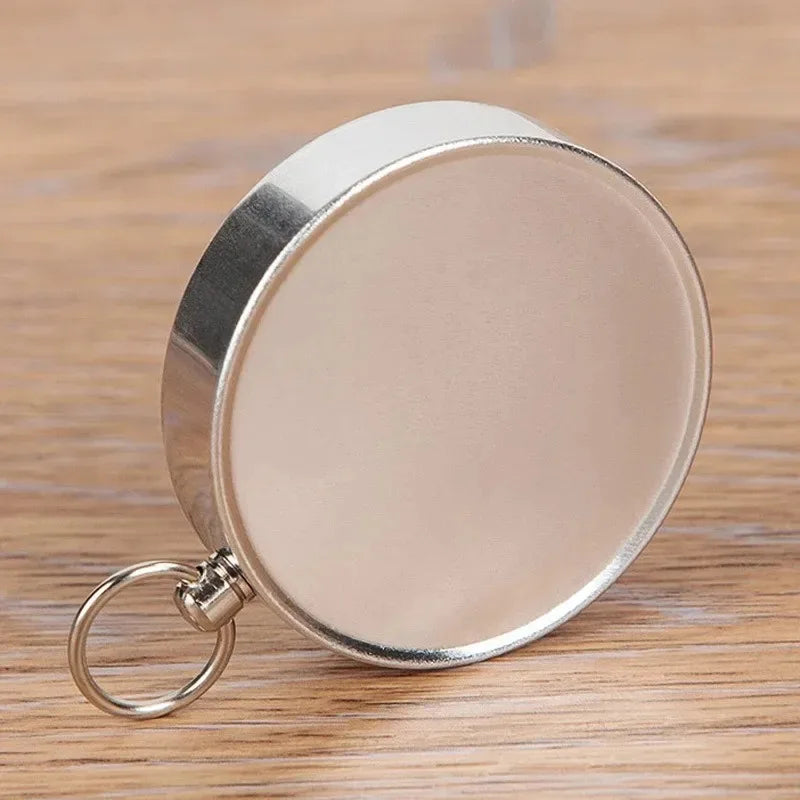 Portable Aluminum Emergency Compass Lightweight G44-2 Outdoor Survival Tool for Hiking Camping Black Navigation Wild Compass