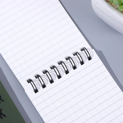 1pc Waterproof Pocket Notebook Tactical Mini Memo Pad With Lined Pages Spiral Notebook Mini Memo Pad Note Pads Office Supplies