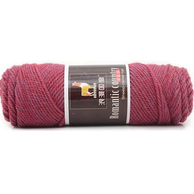 TPRPYN 1pc 100g Alpaca wool Soft Warm Knitting Worsted Alpaca Wool Crochet Yarn Thread Scarves Gloves Handcraft Pure Multic
