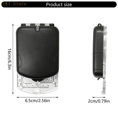 High Accuracy Compasses With Mirror Navigations Tool For Hiking Camping Variable Declination Practical Navigations Tool