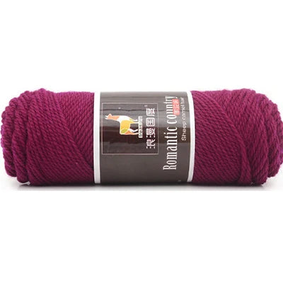 TPRPYN 1pc 100g Alpaca wool Soft Warm Knitting Worsted Alpaca Wool Crochet Yarn Thread Scarves Gloves Handcraft Pure Multic