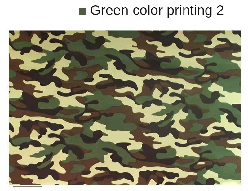 Camouflage Fabric By The Meter for Clothing Coats Pants Sewing Printed Outdoor Cloth Medium-thick Summer Diy Textile Blue-green