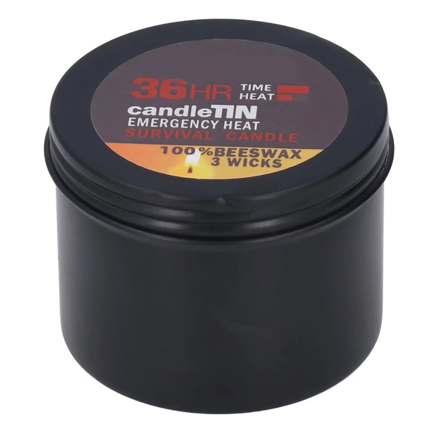 Survival Candle 3 Wicks Small Portable 36 Hours Burning Natural Aroma Long Lasting Candles Romantic Ambience for Camping