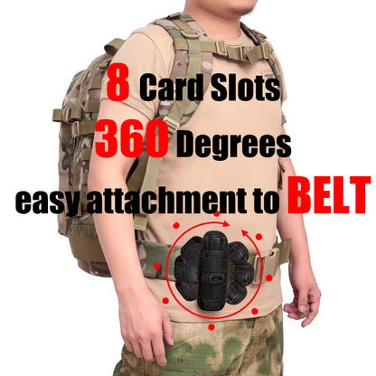 Tactical Flashlight Pouch Belt Torch Bag