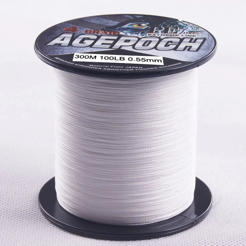 DORISEA agepoch 4 Strands 300M Braided Fishing Line Multifilament PE Fishing Wire