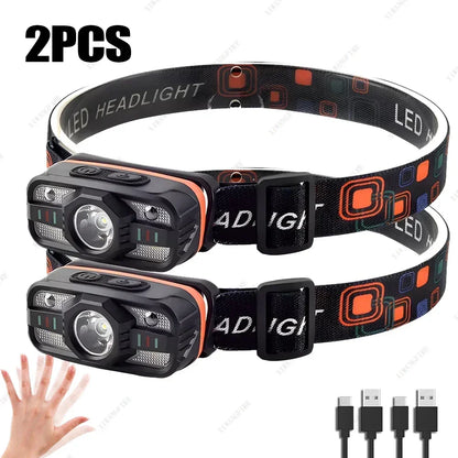 Rechargeable Sensor LED Headlamp