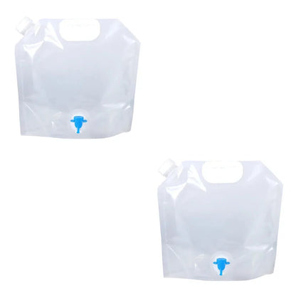 5/10L Camping Water Bag Portable Folding Water Bucket Large Water Container Outdoor Travel Collapsible Pouch Can Camping Supplie
