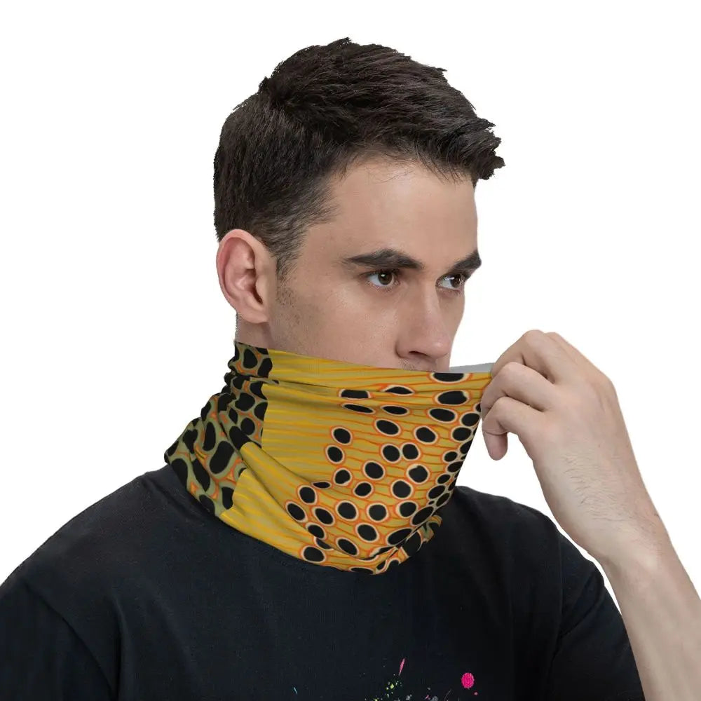 Custom Flecktarn Camo Bandana Neck Gaiter Windproof Face Scarf Cover Men Women Woodland Camouflage Headwear Tube Balaclava