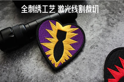 3D Embroidery Creative  Gold Coins and Stereo Eagles Armband  No Signal Woven With Hook Loop For Backpack Clothing Custom Patch