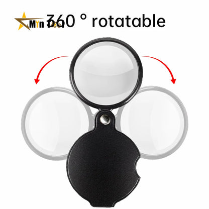 10X Magnifying Glasses For Kids Senior Pocket Magnifier For Reading Close Work Mini Folding Magnifying Magnify Glass