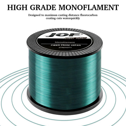2024 Band New 500m Nylon Fishing Line Super Strong 4.4LB - 28.6LB 6 Colors Japan Monofilament Main Line Fishing Line Accessories
