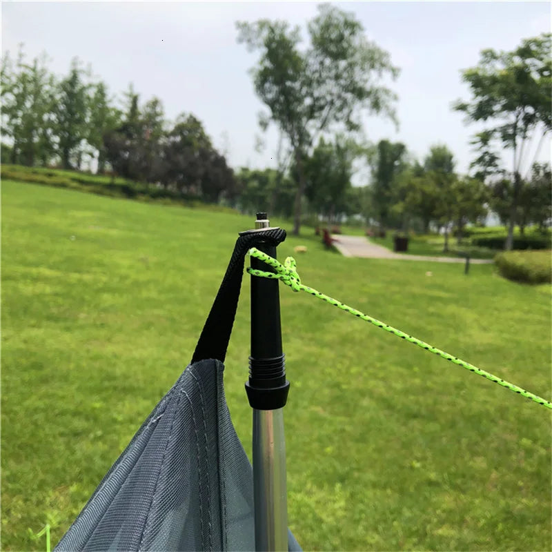 Single Person Ultralight Camping Tent Separated Dual Layer Outdoor Mesh Tent One Room One Hall 4 Season Tent for Beach Travel