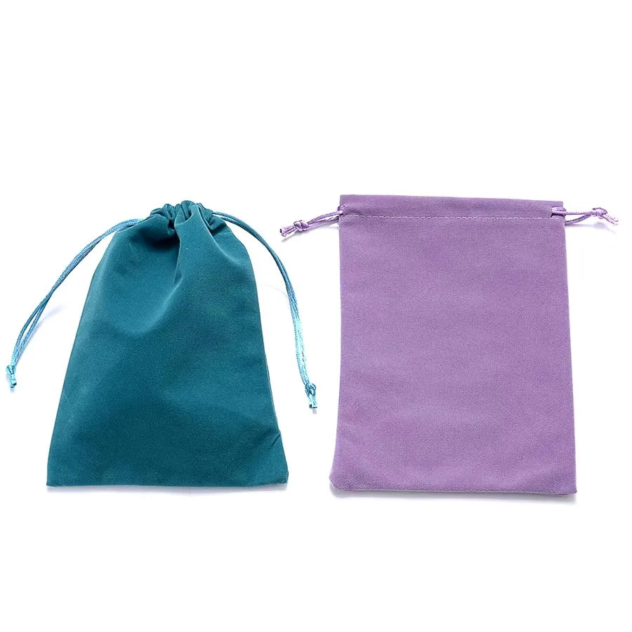 10Pcs/Lot Drawstring Velvet Sachet 5x7/7x9/10x12/13x18cm Pouches Small Size Jewelry Gift Display Packing Bags Can Customized