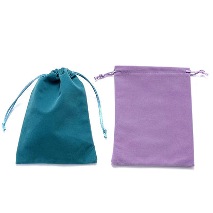 10Pcs/Lot Drawstring Velvet Sachet 5x7/7x9/10x12/13x18cm Pouches Small Size Jewelry Gift Display Packing Bags Can Customized