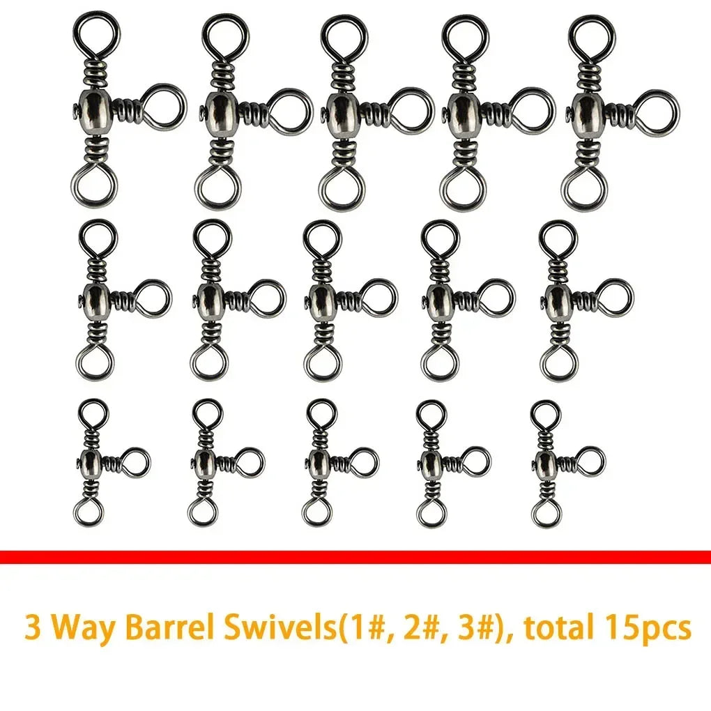 Articulos De Pesca Carp Fishing Tackle Kit Anti Tangle Sleeves Hook Stop Beads Swivels All for Fishing Goods Accessories