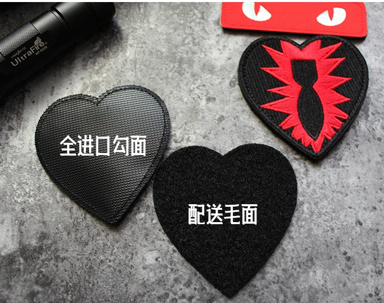 3D Embroidery Creative  Gold Coins and Stereo Eagles Armband  No Signal Woven With Hook Loop For Backpack Clothing Custom Patch