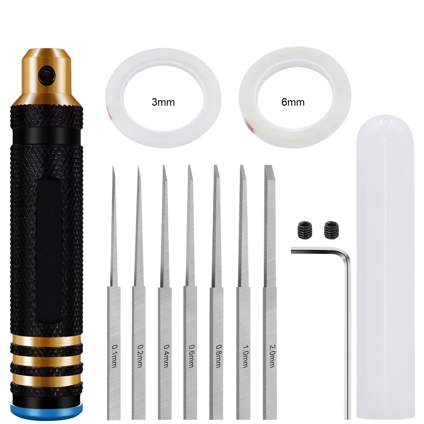 Model Carving Knifesharp Resin Carved Scribe Line Cutting Tool Wear Resistant Modeling Scriber For Engraving Carving Cutting Set