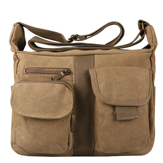 Men Canvas Shoulder Bags Casual Tote Travel Men's Crossbody Bag Luxury Messenger Bags Fashion High Quality Handbag men's sh