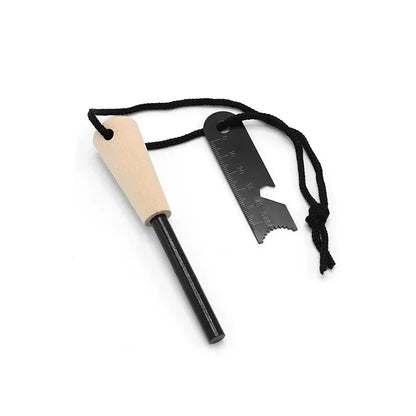TitanSpark™ Bear Grylls Survival Fire Starter - Magnesium Flint Rod, Portable Emergency Firesteel Kit Lighters Smoking for Camping Hiking