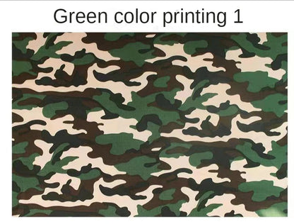 Camouflage Fabric By The Meter for Clothing Coats Pants Sewing Printed Outdoor Cloth Medium-thick Summer Diy Textile Blue-green
