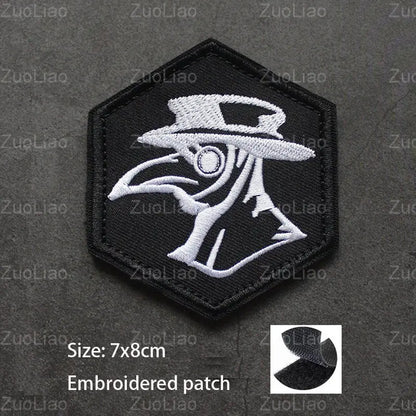 3D Embroidery Creative  Gold Coins and Stereo Eagles Armband  No Signal Woven With Hook Loop For Backpack Clothing Custom Patch
