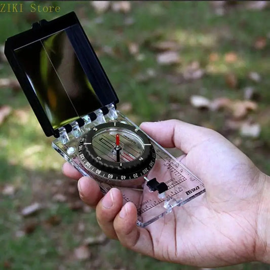 High Accuracy Compasses With Mirror Navigations Tool For Hiking Camping Variable Declination Practical Navigations Tool