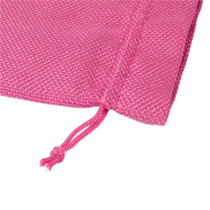 5pcs Multisize Jute Burlap Linen Drawstring Bag Christmas Halloween Gift Bags Wedding Birthday Party Candy Chocolate Packing Bag