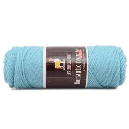 TPRPYN 1pc 100g Alpaca wool Soft Warm Knitting Worsted Alpaca Wool Crochet Yarn Thread Scarves Gloves Handcraft Pure Multic