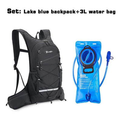 Outdoor Sports Water Bag Set 3Liters Inner Bladder Backpack Water Bag Rucksack Waterbag Knapsack with Suction Nozzle Water Pipe