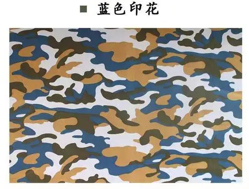 Camouflage Fabric By The Meter for Clothing Coats Pants Sewing Printed Outdoor Cloth Medium-thick Summer Diy Textile Blue-green