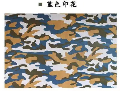 Camouflage Fabric By The Meter for Clothing Coats Pants Sewing Printed Outdoor Cloth Medium-thick Summer Diy Textile Blue-green