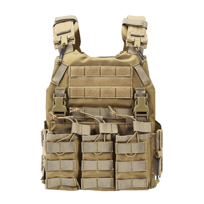 New Tatctical Hunting Vest Combat Carrier Molle Magazine Pouch Quick Release Comfort Lightweight Utility Cummerbund Paintball