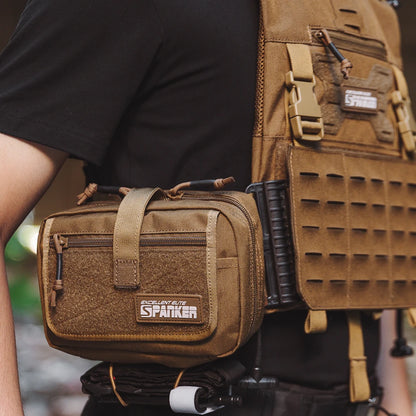 EDC Tactical Bag Waist Pack Hunting Vest Emergency Tools Pack Outdoor Tool Accessories Kit Camping Survival Pouch